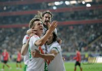 Fussball 1. Bundesliga 10/11:  JUBEL  SV Werder Bremen