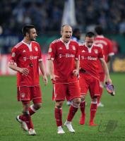FUSSBALL  DFB POKAL   JUBEL ROBBEN (FC Bayern Muenchen)