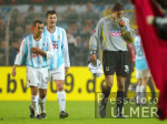 Fussball 1. Bundesliga: Dortmund - 60 Muenchen, enttaeuschter 60er