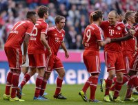 Fussball  1. Bundesliga  13/14: JUBEL FC Bayern Muenchen