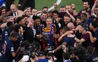 Fussball CHL FINALE 24/25 in Muenchen: Paris Saint - Germain - Inter Mailand