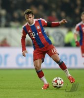 Fussball, 1. Bundesliga  Saison 2014/2015: VfL Wolfsburg - FC Bayern Muenchen