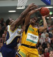 Basketball  1. Bundesliga  Walter Tigers Tuebingen - EWE Baskets Oldenburg