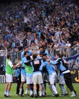 Fussball DFB Pokal : 1860 JUBEL nach dem Sieg