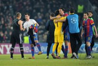 Fussball CHL  Saison 2011/2012:  FC Basel - FC Bayern Muenchen