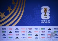 Fussball WM 2026 Logo, Schriftzug