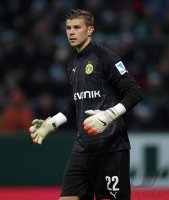 Fussball, 1. Bundesliga  Saison 2014/2015: SV Werder Bremen - Borussia Dortmund