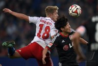 Fussball, 1. Bundesliga  Saison 2014/2015: Hamburger SV - Bayer 04 Leverkusen