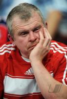 Fussball Champions League Finale:  ENTTAEUSCHUNG Bayer Fan