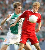 Fussball, 1. Bundesliga: Bremen - Bayern