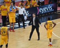 Basketball 1. Bundesliga 14/15 Hauptrunde:  Walter Tigers Tuebingen - Eisbaeren Bremerhaven