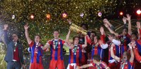 Fussball Pokalfinale 13/14: TEAMJUBEL FC Bayern Muenchen