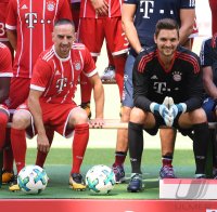 Fussball 1. Bundesliga 2017/2018: Fototermin beim FC Bayern Muenchen