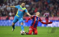 Fussball 1. Bundesliga Saison 14/15: FC Bayern Muenchen - 1. FC Koeln