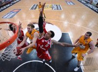 Basketball 1. Bundesliga 2012/2013:  Walter Tigers Tuebingen - FC Bayern Muenchen