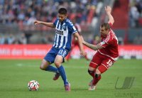 Fussball, 1. Bundesliga  Saison 2014/2015 Relegation: Karlsruher SC - Hamburger SV