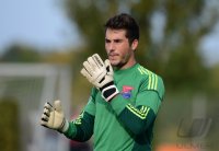 Fussball 1. Bundesliga, Saison 2012/2013:  Torwart Korbinian Mueller (Unterhaching)