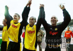 Fussball 1. Bundesliga: Bremen - Dortmund, Jubel