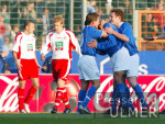 Fussball 1. Bundesliga: Bochum - Koeln, jubel und enttaeuschung nach dem 1:0