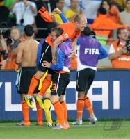FUSSBALL WM 2010, VIERTELFINALE: Holland - Brasilien