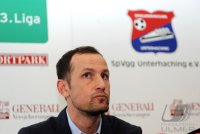Fussball 3. Bundesliga :  Trainer Heiko Herrlich (SpVgg Unterhaching)