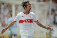 Fussball 1. Bundesliga  Saison 2011/2012:  JUBEL Martin Harnik (VfB Stuttgart)