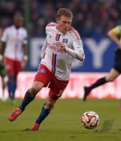 Fussball, 1. Bundesliga  Saison 2014/2015: Hamburger SV - Borussia Moenchengladbach