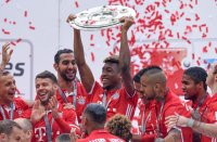 Fussball 1. Bundesliga Saison 15/16: Der FC Bayern feiert seine 26. Deutsche Meisterschaft