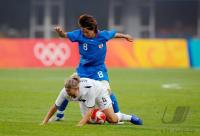 FUSSBALL  Olympia 2008   Vorrunde  Frauen   Neuseeland - Japan