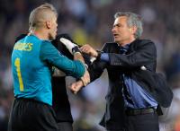 FUSSBALL  International CHL 2009/2010 :  JUBEL  Trainer Jose Mario Santos Mourinho (Inter)