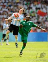 FUSSBALL  Olympia 2008   Finale  Maenner   Nigeria - Argentinien