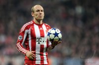 Fussball CHL  Saison 2010/2011: Arjen Robben (FC Bayern Muenchen)