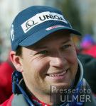SKI   Weltcup  Abfahrt Herren ; Hat gut Lachen ; Sieger Stephan Eberharter (AUT)