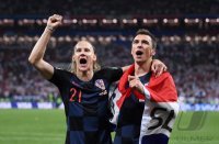 FUSSBALL WM 2018 Halbfinale: Kroatien - England
