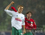 Fussball 1. Bundesliga: Leverkusen - Bremen, Jubel Bremen