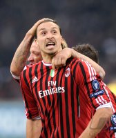 Fussball CHL  Saison 2011/2012:  Zlatan Ibrahimovic (AC Mailand)