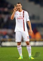 FUSSBALL SERIE A:  Zlatan Ibrahimovic (AC Mailand)