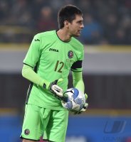 FUSSBALL INTERNATIONAL: Torwart Ciprian Tatarusanu (Rumaenien)
