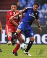 Fussball 1. Bundesliga: T Home Cup , FC Bayern Muenchen - HSV