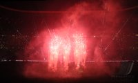Fussball 1. Bundesliga, Saison 2011/2012:  Feuerwerk mit Lasershow in der Allianz Arena