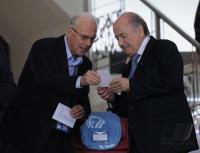 FIFA Club WM UAE 2009;    FIFA Praesident BLATTER und Franz BECKENBAUER