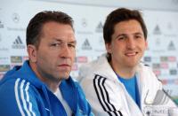Fussball Deutsche Nationalmannschaft : Andreas Koepke mit Rene Adler (GER)