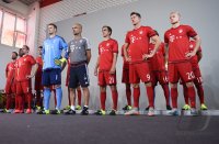 Fussball 1. Bundesliga 2015/2016: Fototermin beim FC Bayern Muenchen