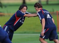 Fussball 1. Bundesliga: Training beim FC Bayern Muenchen