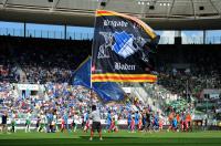 Fussball 1. Bundesliga: Hoffenheim Fahnentraeger