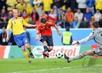 FUSSBALL EURO 2008: Schweden - Spanien