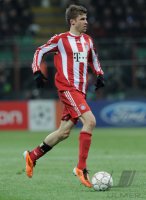 Fussball CHL  Saison 2010/2011:  Thomas Mueller (FC Bayern Muenchen)