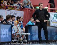 Basketball 1. Bundesliga 2013/2014:  Walter Tigers Tuebingen - Brose Baskets Bamberg