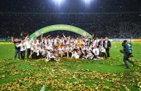 Fussball DFB Pokalendspiel 17/18: JUBEL Pokalsieger Eintracht Frankfurt
