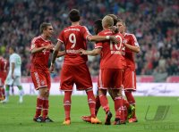 Fussball  1. Bundesliga  13/14: FC Bayern Muenchen - Borussia Moenchengladbach